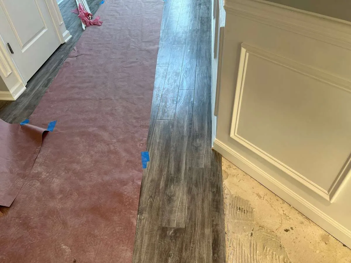 Completed marble shower restoration in Slaton